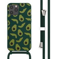 imoshion Coque design en silicone avec cordon Apple iPhone 12 (Pro) - Avocado Green