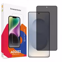 Accezz Protection d'écran en verre trempé Privacy Samsung Galaxy S25 Edge