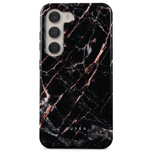 Burga Coque arrière Tough Samsung Galaxy S23 Plus - Rose Gold Marble