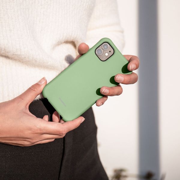 imoshion Coque de couleur avec cordon amovible Apple iPhone 13 - Vert