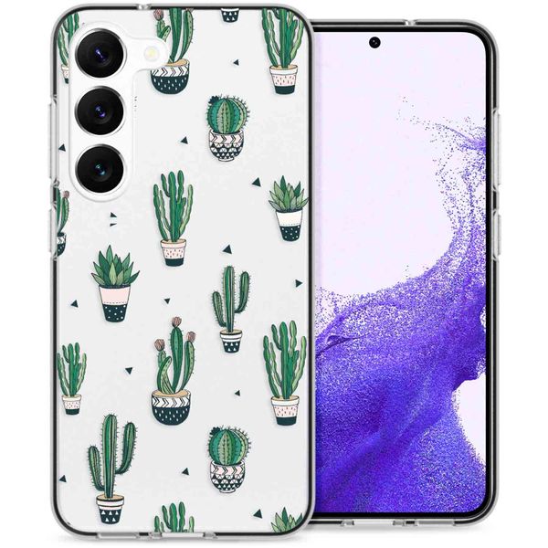 imoshion Coque Design Samsung Galaxy S23 - Allover Cactus