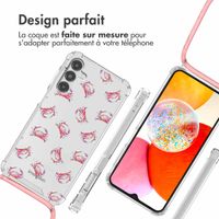 imoshion Coque Design avec cordon Samsung Galaxy A14 (5G/4G) - Crab Watercolor