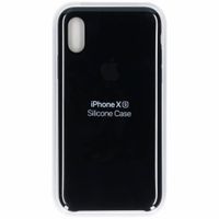 Apple Coque en silicone iPhone Xs / X - Noir