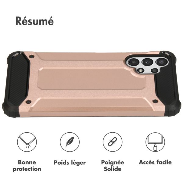 imoshion Coque Rugged Xtreme Samsung Galaxy A13 (4G) - Rose Doré