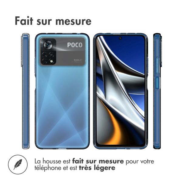 Accezz Coque Clear Xiaomi Poco X4 Pro 5G - Transparent