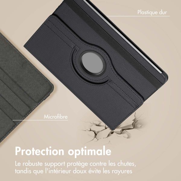 imoshion Coque tablette rotatif à 360° Samsung Galaxy Tab S10 Plus / Tab S9 Plus / Tab S9 FE Plus - Noir