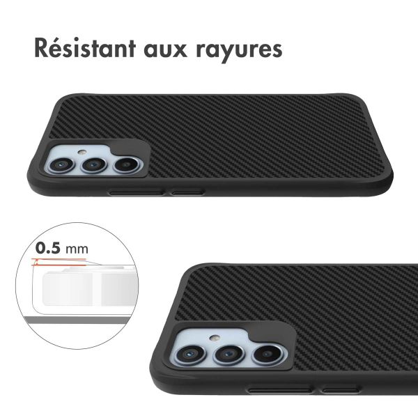 imoshion Rugged Hybrid Carbon Case Samsung Galaxy A34 (5G) - Noir