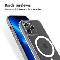 Accezz Coque Clear avec MagSafe pour l'iPhone 13 Pro Max - Transparent