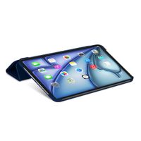 Decoded Textured Sillicon Slim Cover iPad Air 11 pouces (2024) M2 / Air 5 (2022) / Air 4 (2020) - Navy Peony