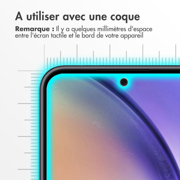 Accezz Protection d'écran en verre trempé 2-pack Samsung Galaxy A54 / S23 FE