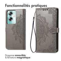imoshion Etui de télephone Mandala Oppo A79 - Gris