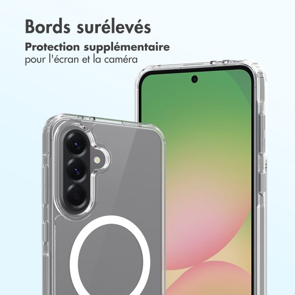 Accezz Coque arrière Xtreme Impact avec MagSafe Samsung Galaxy A56 - Transparent