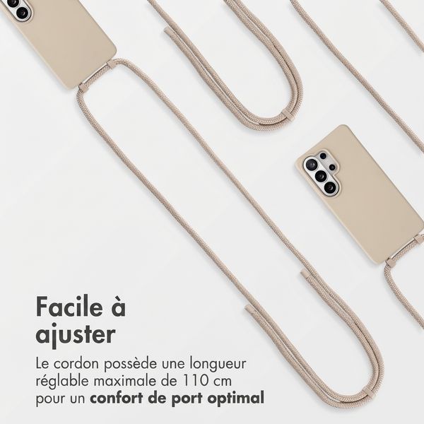 imoshion Coque arrière Color avec cordon amovible et MagSafe Samsung Galaxy S26 Ultra - Nude