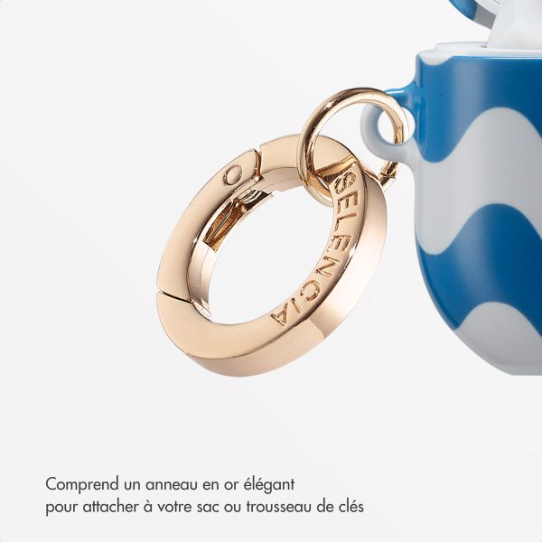 Selencia Coque Vivid Apple AirPods Pro 2 - Wave Vibes Classic Blue