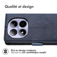 imoshion Étui de télephone portefeuille de luxe Xiaomi Redmi Note 15 Pro (4G) - Bleu foncé