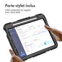 Accezz Coque arrière Defender XT Apple iPad Air 5 (2022) / Air 4 (2020) - Noir