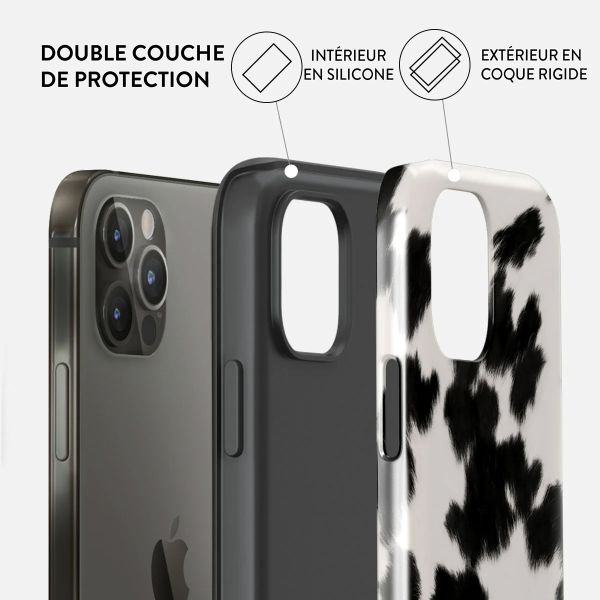 Burga Coque arrière Tough iPhone 12 (Pro) - Achromatic