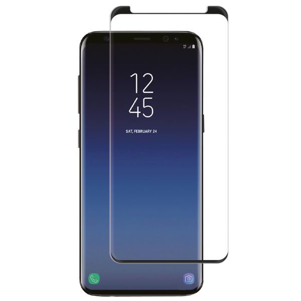 Selencia Protection d'écran premium en verre trempé Samsung Galaxy S9 Plus - Noir