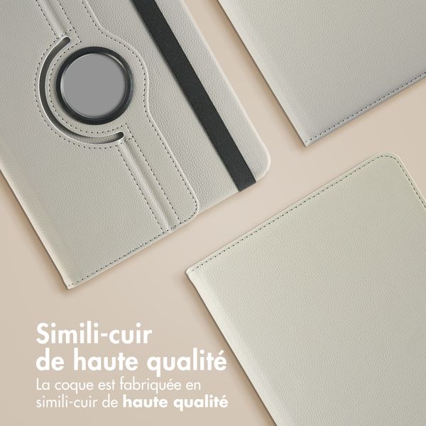 imoshion Coque tablette rotatif à 360° Samsung Galaxy Tab A11 Plus - Gris