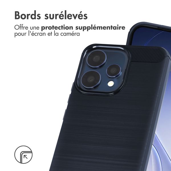 imoshion Coque Brushed Oppo Reno15 F (5G) - Bleu foncé