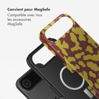 Selencia Coque arrière Vivid avec MagSafe Apple iPhone Air - Moo'd Olive Dust
