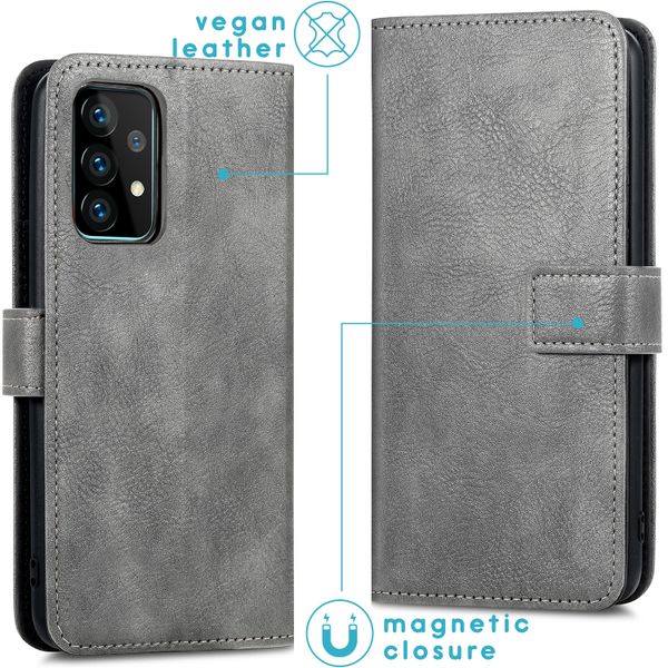 imoshion Étui de télephone portefeuille Samsung Galaxy A72 - Gris