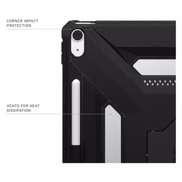 UAG Coque tablette Scout Apple iPad Air 13 pouces (2026) M4 / (2025) M3 / (2024) M2 - Black