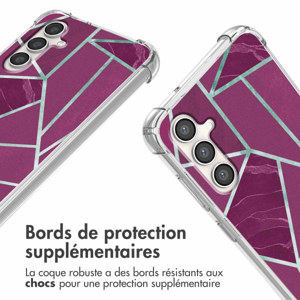 imoshion Coque Design avec cordon Samsung Galaxy S23 FE - Bordeaux Graphic