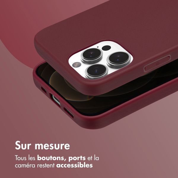 imoshion Coque Couleur Apple iPhone 12 (Pro) - Wine Red