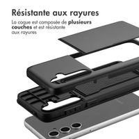 imoshion Coque arrière avec porte-cartes Samsung Galaxy S24 FE - Noir