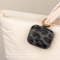 Selencia Coque Sabi Apple AirPods Pro / Pro 2 - imprimé léopard - Midnight Black