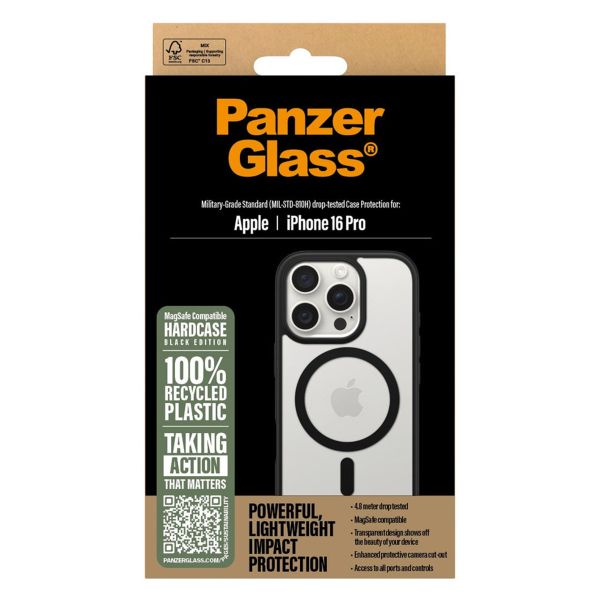 PanzerGlass HardCase MagSafe iPhone 16 Pro - Noir