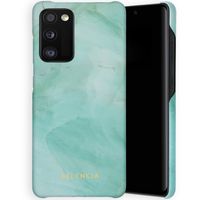 Selencia Coque Maya Fashion Samsung Galaxy A41 - Marble Green