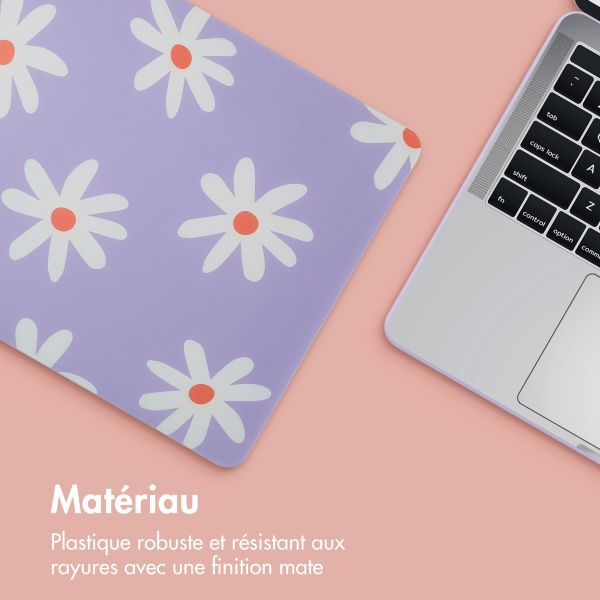 imoshion Coque Design Laptop MacBook Pro 13 pouces (2020 / 2022) - A2289 / A2251 / A2338 - Flowers Distance