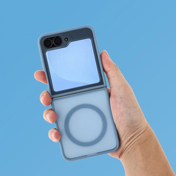 imoshion Coque Color Guard avec MagSafe Samsung Galaxy Z Flip 7 FE - Bleu clair