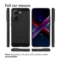 imoshion Coque Brushed Xiaomi Poco X7 Pro - Noir