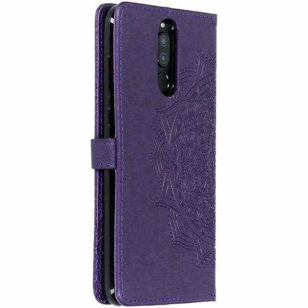 Etui de téléphone portefeuille Mandala Huawei Mate 10 Lite