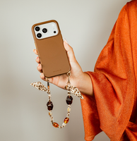 Selencia Cordon de téléphone Satin Stone - Sand