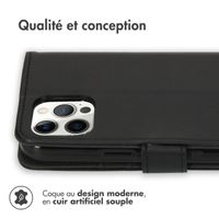 imoshion Étui de télephone portefeuille Apple iPhone 12 Pro Max - Noir