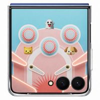 Samsung Coque FlipSuit originale Samsung Galaxy Z Flip 7 - Transparent