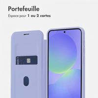 imoshion Bookcase transparente avec MagSafe Samsung Galaxy A37 (5G) - Lilas