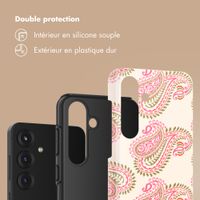 Selencia Coque arrière Vivid Samsung Galaxy S25 FE - Paisley Blush