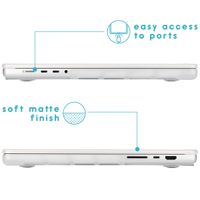 imoshion Coque Laptop pour Apple MacBook Pro 16 pouces (2021) / Pro 16 pouces (2023) M3 chip - A2485 / A2780 / A2991 / A3186 / A3403 - Transparent