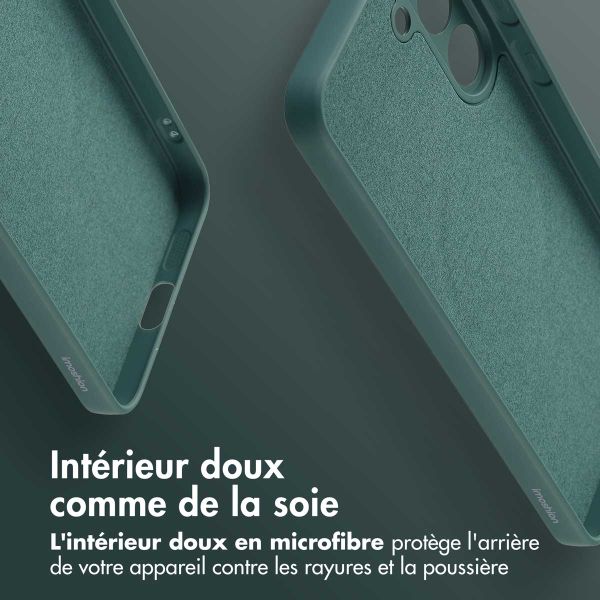 imoshion Coque Couleur avec MagSafe Samsung Galaxy S25 Plus - Vert foncé