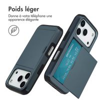 imoshion Coque arrière avec porte-cartes Apple iPhone 17 Pro - Bleu foncé