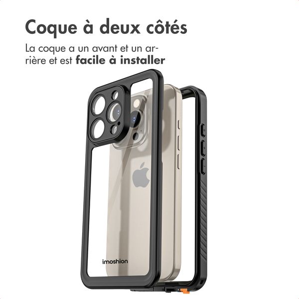imoshion Étui étanche 360 Apple iPhone 16 Pro - Noir