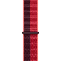Apple Bracelet Sport Loop Apple Watch Series 1 t/m 9 / SE (38/40/41 mm) | Series 10 / 11 (42 mm) - Black / Red