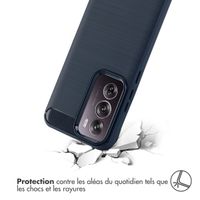 imoshion Coque Brushed Oppo Reno 12 - Bleu foncé