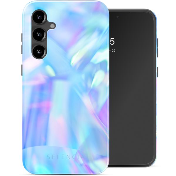 Selencia Coque arrière Vivid Samsung Galaxy S23 FE - Holographic Blue Dream