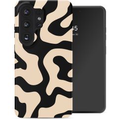 Selencia Coque arrière Vivid Samsung Galaxy S26 Ultra - Art Wave Black